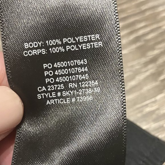 Beautiful Babaton Black Long Blouse - Picture 6 of 6